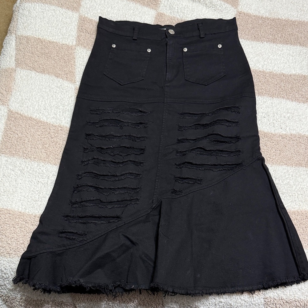 Vintage Ledoux u.s.a distressed skirt